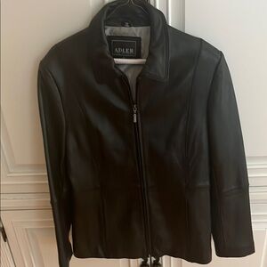 Adler Black Leather Jacket